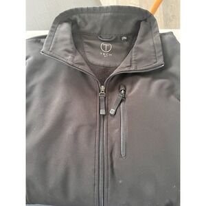 Tech Men's Black Size L Zippered‎ Jacket